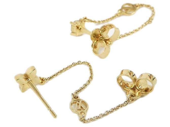Orecchini a catena Petit Louis Vuitton M00390 D'oro - vista 3