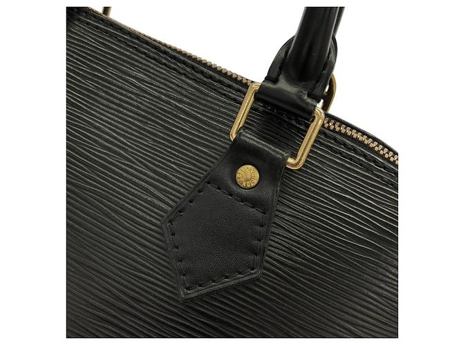Borsa Louis Vuitton Epi Alma PM Nero - vista 4