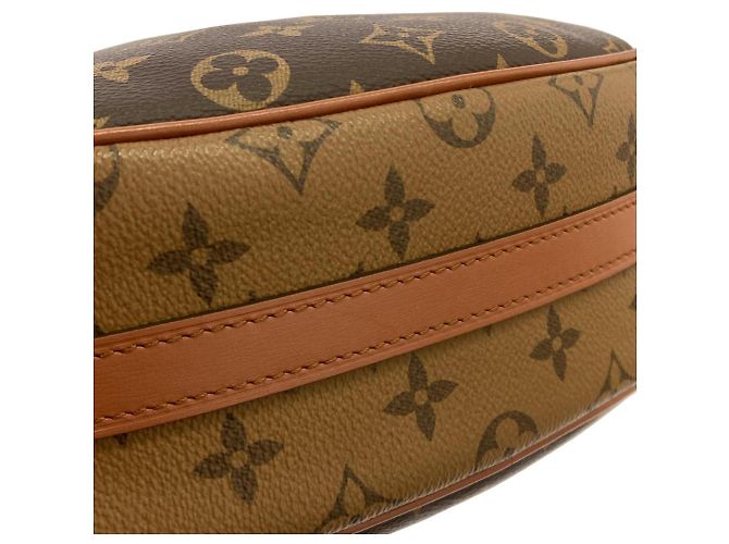 Louis Vuitton Monogram Reverse Loop Hobo Schultertasche Braun - Ansicht 3