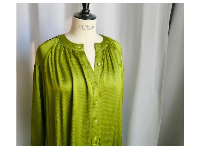 HOD Coachella Langes Viskosekleid - Grün - Ansicht 2