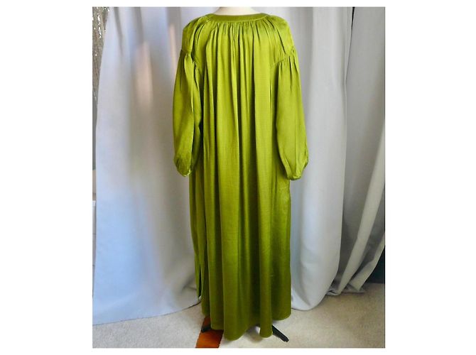 HOD Coachella Langes Viskosekleid - Grün - Ansicht 3