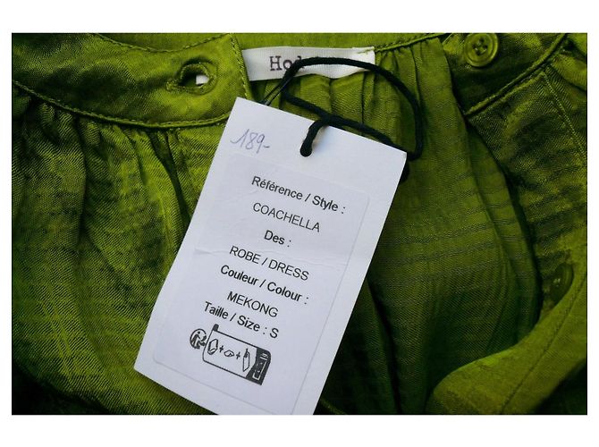 HOD Coachella Langes Viskosekleid - Grün - Ansicht 4