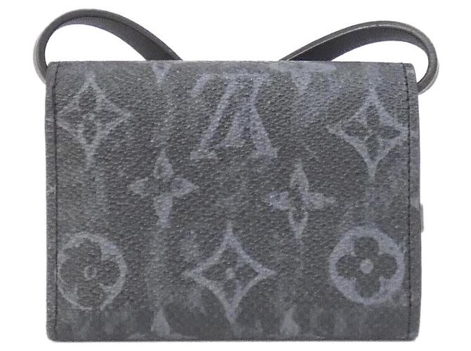 Louis Vuitton Monogram Pastel Noir Organizer de Poche M69998 Billfold Nero - vista 2