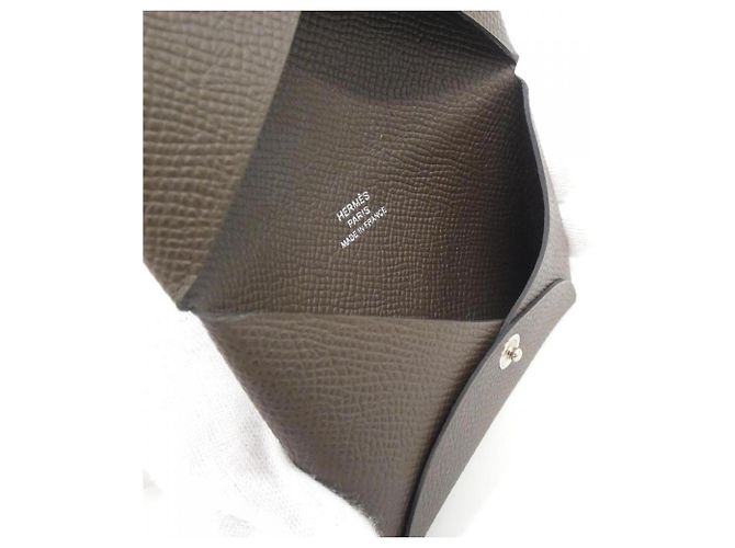 Hermès Tarjetero Calvi Hermes Castaño - vista 5