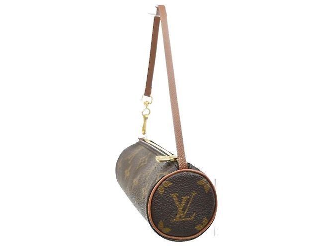 Louis Vuitton Papillon Pochette Monogram Canvas Mini Marrone - vista 4