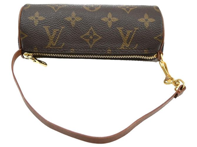 Louis Vuitton Papillon Pochette Monogram Canvas Mini Marrone - vista 7
