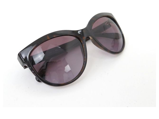 NUEVAS GAFAS DE SOL CHANEL CAT EYE PERLAS 6040-H MARRÓN Castaño - vista 5