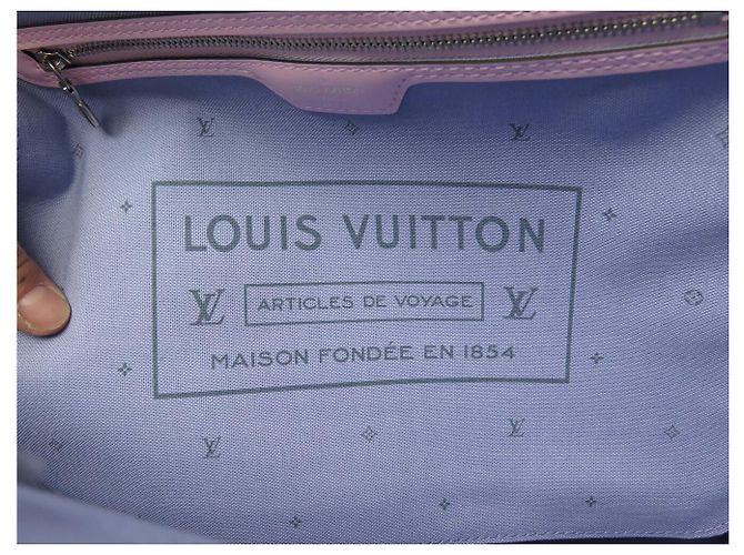 NUOVA BORSA LOUIS VUITTON NEVERFULL MM IN TELA ESCALE PASTEL M45270 Multicolore - vista 10