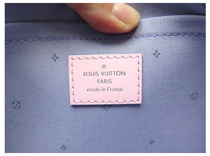 NUOVA BORSA LOUIS VUITTON NEVERFULL MM IN TELA ESCALE PASTEL M45270 Multicolore - vista 16