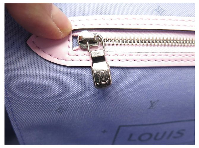 NUOVA BORSA LOUIS VUITTON NEVERFULL MM IN TELA ESCALE PASTEL M45270 Multicolore - vista 8