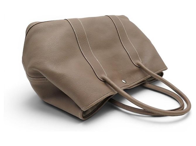 Hermès BORSA HERMES GARDEN PARTY 36 IN PELLE ETOUPE Beige - vista 4