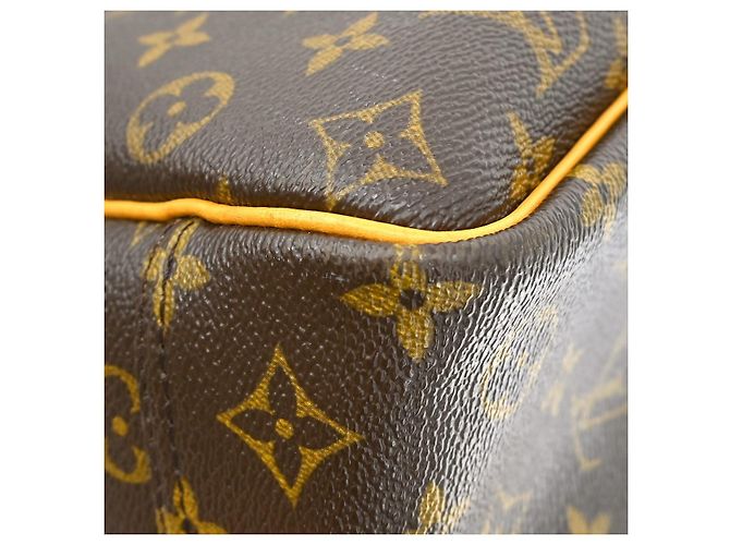 Louis Vuitton Deauville Monogram Canvas 34 Marrone - vista 7