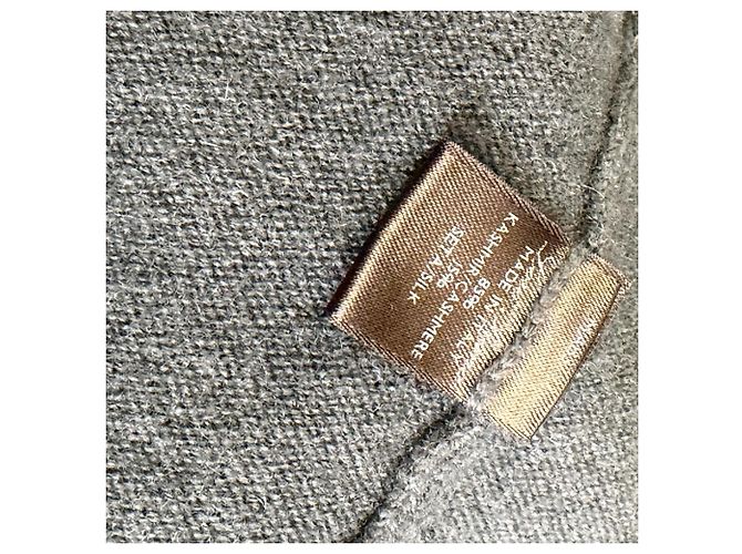 Loro Piana Strickjacke offen aus grauem Kaschmir - Ansicht 5
