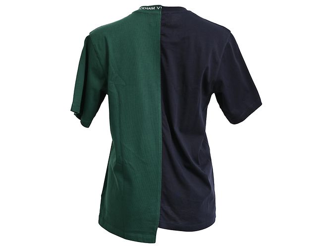 Camiseta estampada VVB Victoria Beckham en algodón orgánico verde - vista 3