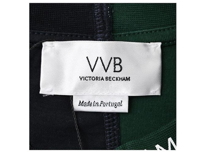 Camiseta estampada VVB Victoria Beckham en algodón orgánico verde - vista 4