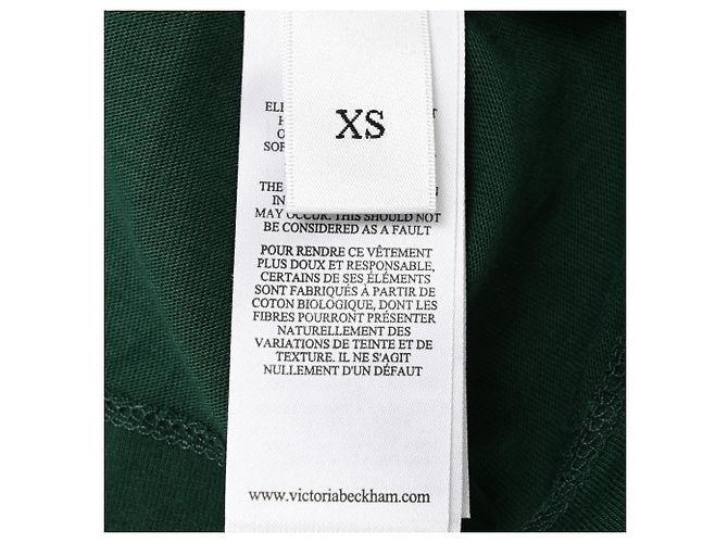 Camiseta estampada VVB Victoria Beckham en algodón orgánico verde - vista 5