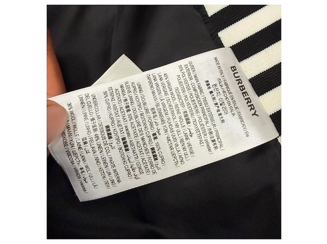 Burberry Stripe & Check Corset Blazer in Multicolor Polyester Multiple colors - view 4