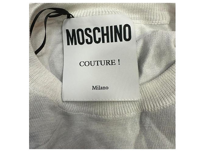Moschino Couture bedruckter Westen aus Baumwolle in Multicolor Mehrfarben - Ansicht 5