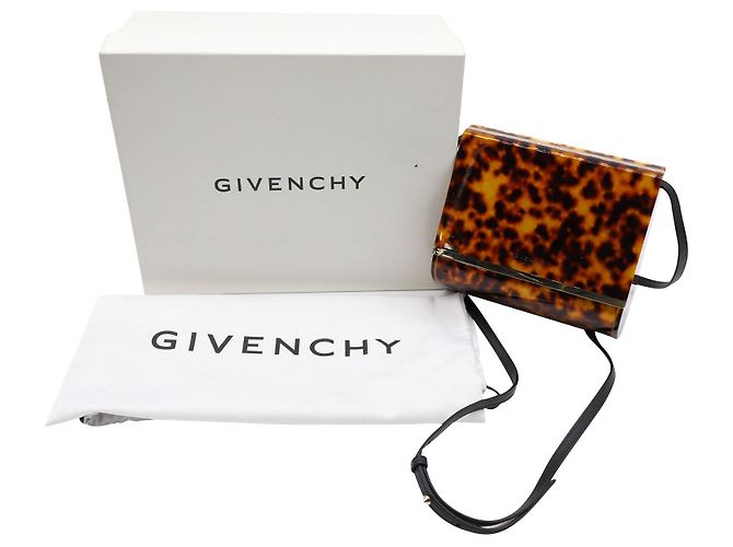 Mini borsa Pandora di Givenchy in plexiglass con stampa animalier Stampa python - vista 10