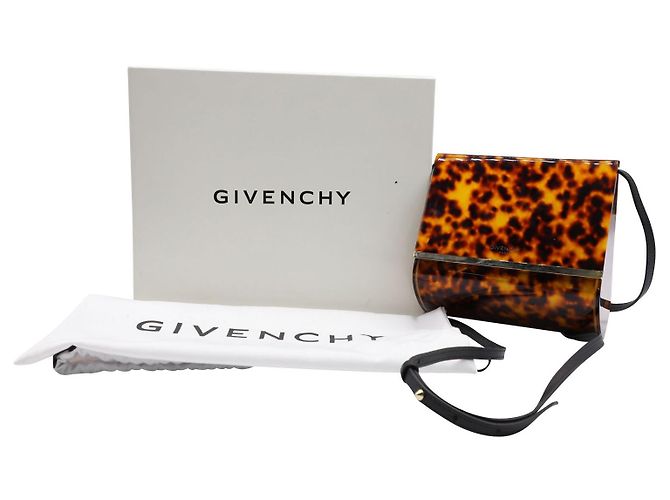 Mini borsa Pandora di Givenchy in plexiglass con stampa animalier Stampa python - vista 11