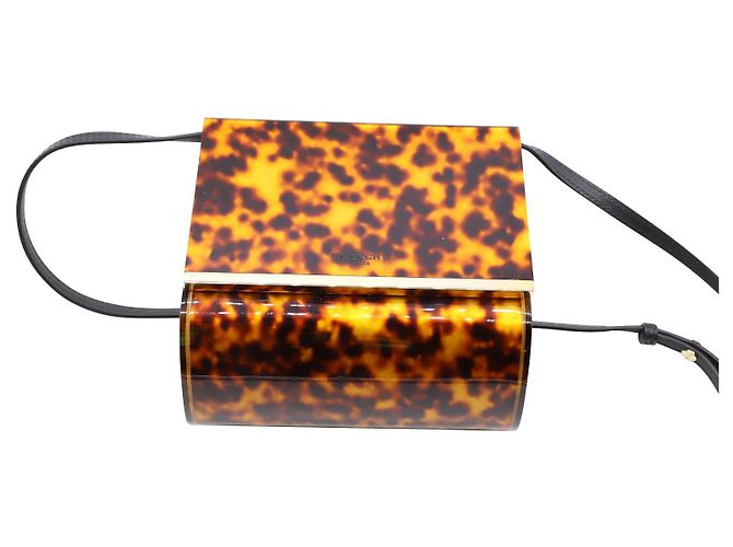 Mini borsa Pandora di Givenchy in plexiglass con stampa animalier Stampa python - vista 2