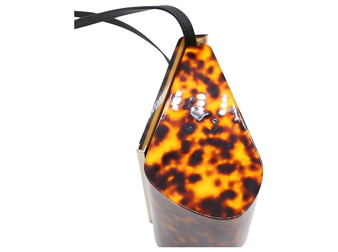 Mini borsa Pandora di Givenchy in plexiglass con stampa animalier Stampa python - vista 3