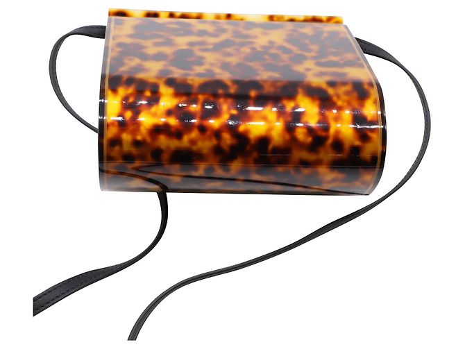 Mini borsa Pandora di Givenchy in plexiglass con stampa animalier Stampa python - vista 4