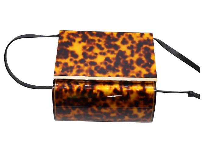 Mini borsa Pandora di Givenchy in plexiglass con stampa animalier Stampa python - vista 8