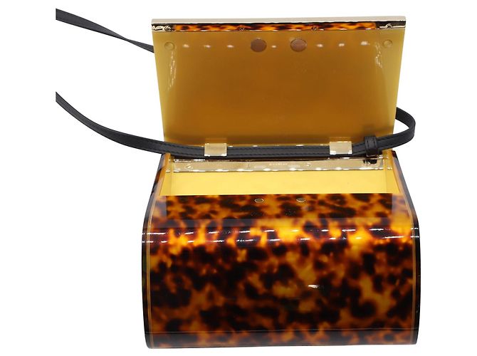 Mini borsa Pandora di Givenchy in plexiglass con stampa animalier Stampa python - vista 9
