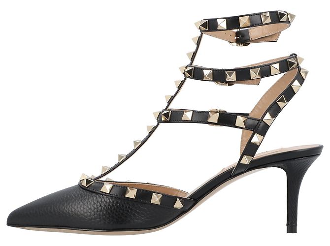 Valentino Garavani Décolleté Valentino "Rockstud" Nero - vista 2