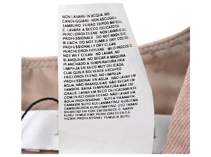 Vestido midi sin mangas Max Mara en lana rosa camel - vista 6