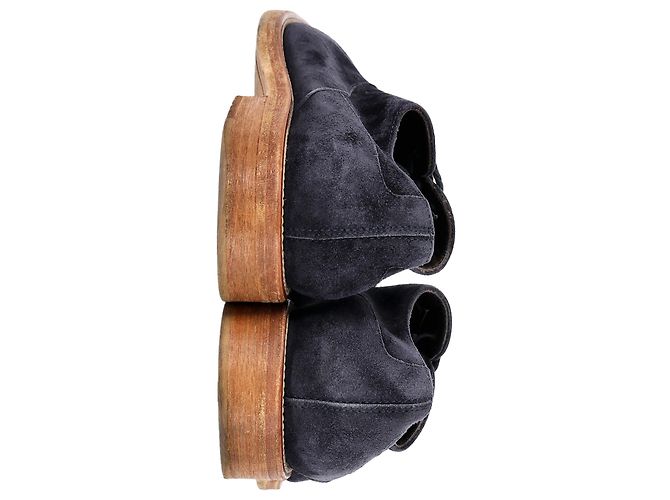 Scarpe Derby con lacci Tod's in scamosciato blu navy - vista 3
