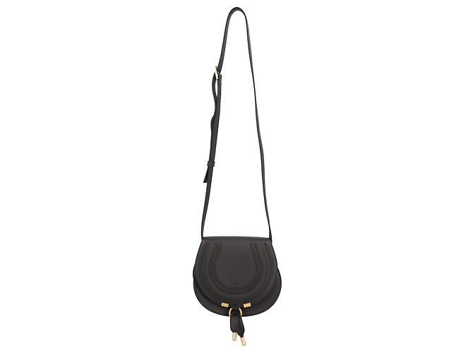 Chloé Marcie Small Saddle Bag Schwarz - Ansicht 2