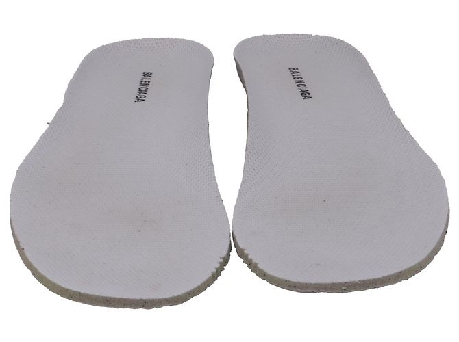 Baskets Triple S Balenciaga en polyester blanc Écru - vue 8