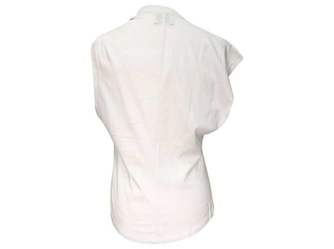 Camiseta Nayda Twisted en algodón blanco Isabel Marant - vista 2