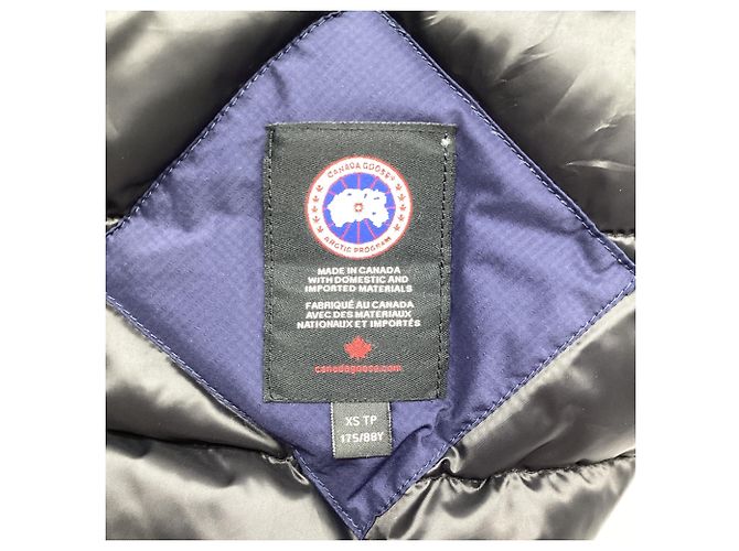 Giacca Lodge Canada Goose in poliammide blu navy - vista 6