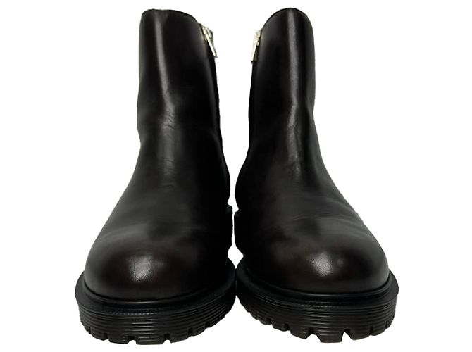 Stivaletti Marni in pelle nera Nero - vista 2