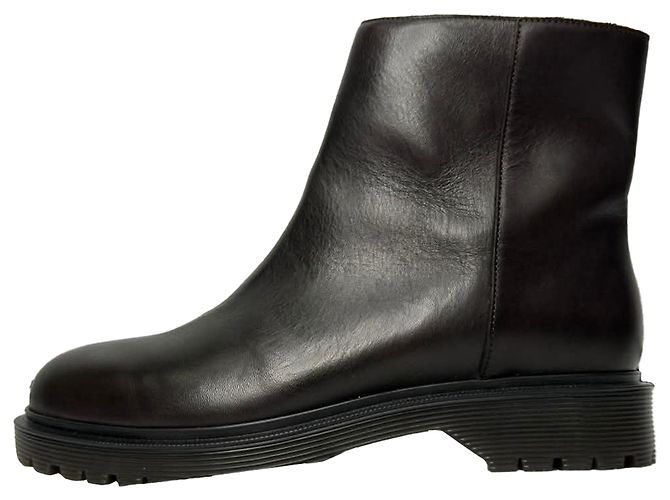 Stivaletti Marni in pelle nera Nero - vista 4