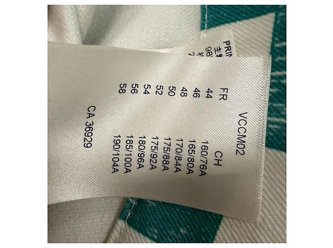Chaqueta Trucker Louis Vuitton Damier Denim en algodón verde - vista 10