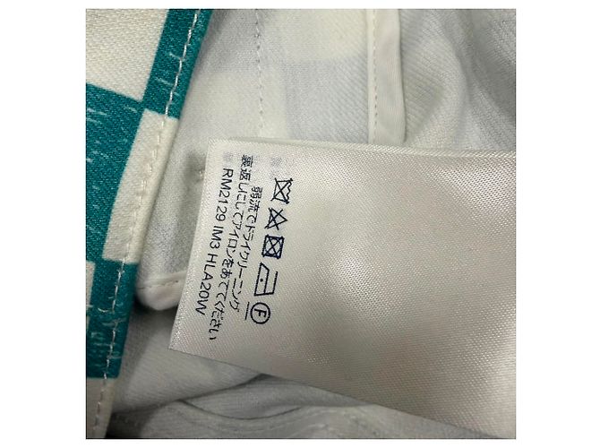 Chaqueta Trucker Louis Vuitton Damier Denim en algodón verde - vista 11