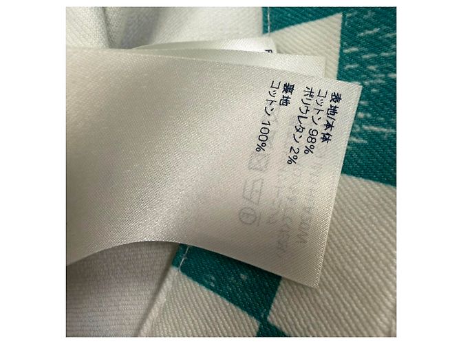Chaqueta Trucker Louis Vuitton Damier Denim en algodón verde - vista 12