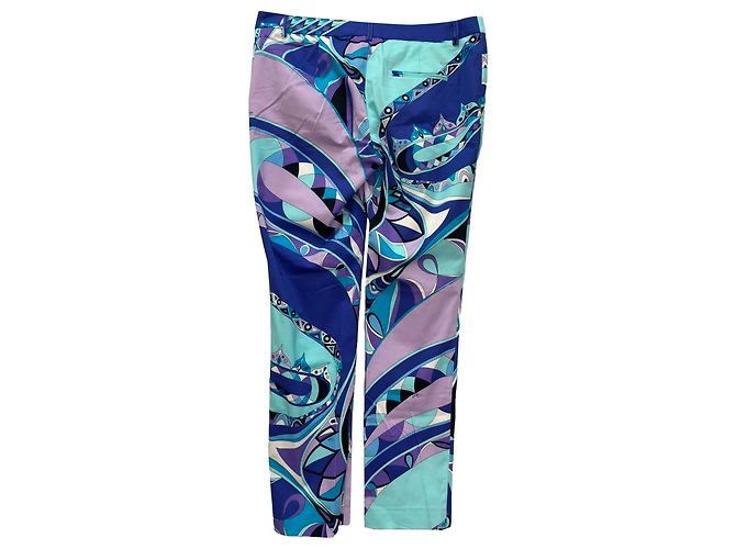 Pantaloni stampati Emilio Pucci in cotone multicolore - vista 2
