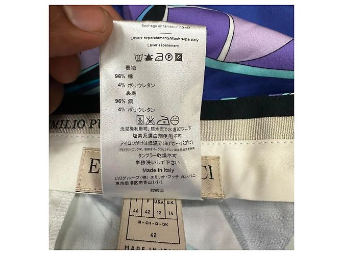 Pantaloni stampati Emilio Pucci in cotone multicolore - vista 5