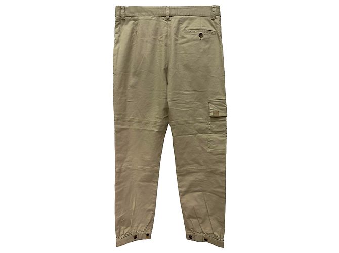 Pantaloni Cargo Loewe in cotone beige - vista 2