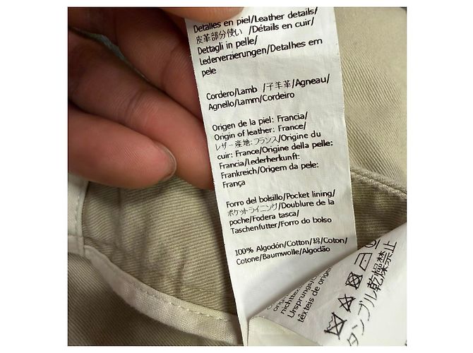 Pantaloni Cargo Loewe in cotone beige - vista 6