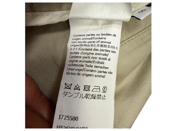 Pantaloni Cargo Loewe in cotone beige - vista 7