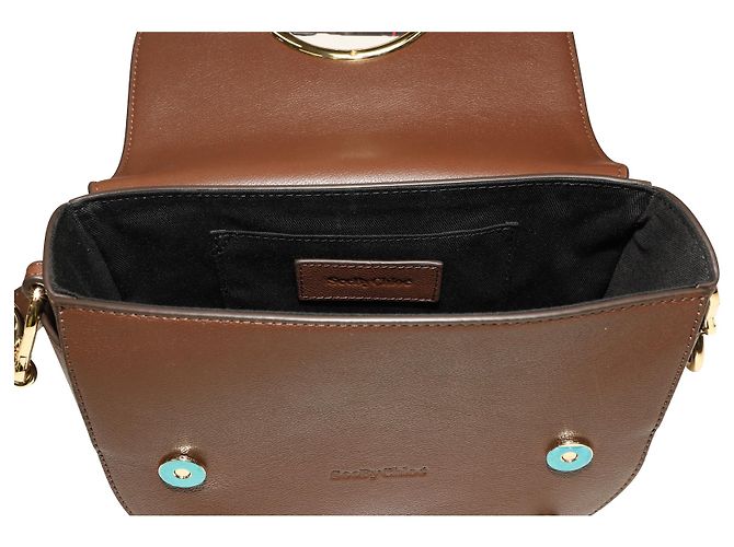 See by Chloé Borsa a tracolla See By Chloe Mara in pelle marrone - vista 5