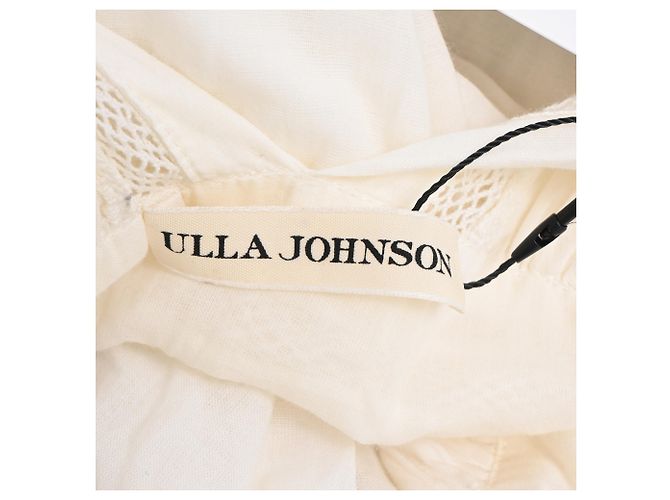Vestido largo Marjorie de Ulla Johnson en algodón blanco - vista 4