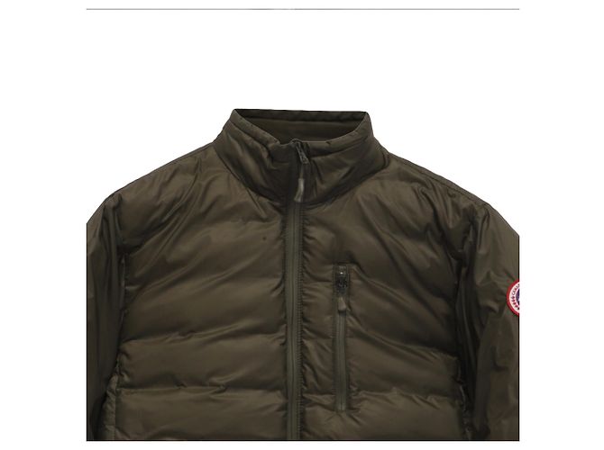 Jaqueta Canada Goose Lodge Packable Quilted Ripstop em nylon verde - vista 2