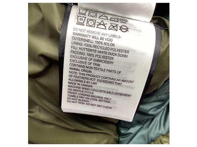 Jaqueta Canada Goose Lodge Packable Quilted Ripstop em nylon verde - vista 4